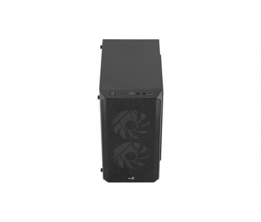Számítógépház Aerocool CS-107 Mesh FRGB mATX Fekete Acryl üveg PC