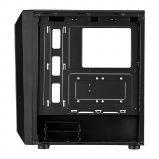 COOLER MASTER Ház Midi ATX CMP 510 ARGB, Tápegység nélkül, Üvegfalú, Fekete PC