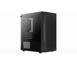 Aerocool Trinity Mini Mesh mATX Fekete Edzett üveg PC