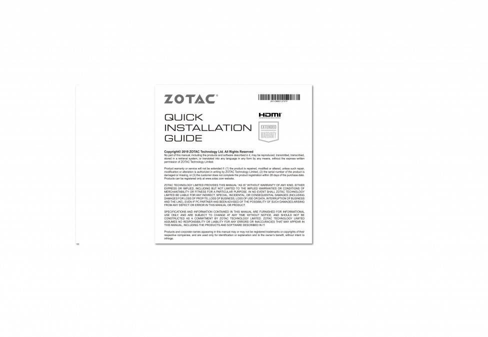 Zotac GeForce RTX 3060 Ti 8GB DDR6 Twin Edge (LHR) PC