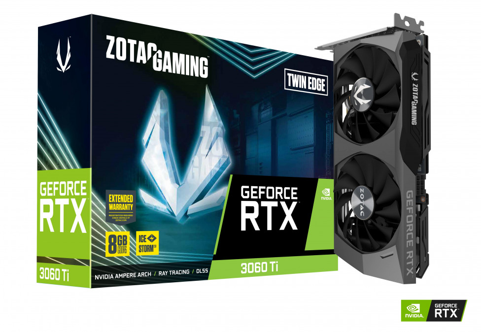Zotac GeForce RTX 3060 Ti 8GB DDR6 Twin Edge (LHR) PC