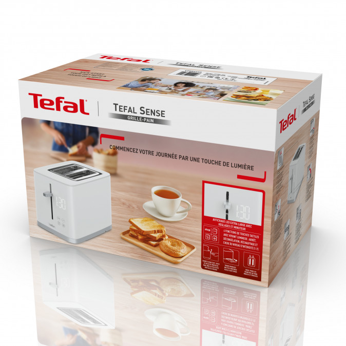 Tefal Sense TT693110 fehér kenyérpirító Otthon