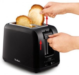 Tefal TT1A18 Vita Plastic black toaster Otthon