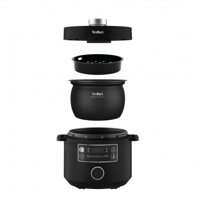 Tefal CY754830 EPC Turbo Cuisine fekete többfunkciós edény Otthon