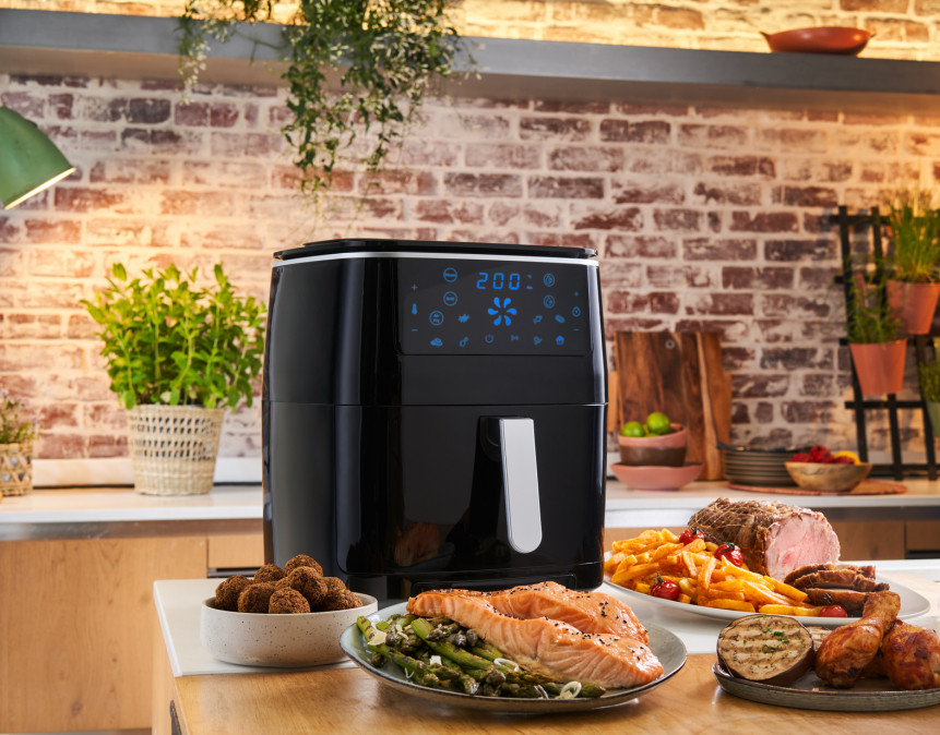 Tefal FW201815 Easy Fry Grill&Steam 5,6l 3 az 1-ben forrólevegős sütő Otthon