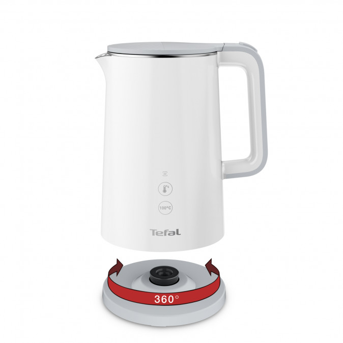 Tefal KO693110 Sense 1,5l fehér-szürke vízforraló Otthon