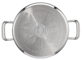 Tefal B8644674 Intuition 24cm rozsdamentes acél lábas és fedő szett Otthon