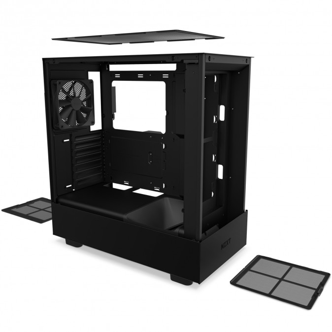 NZXT H5 Flow Tempered Glass Black (CC-H51FB-01) PC