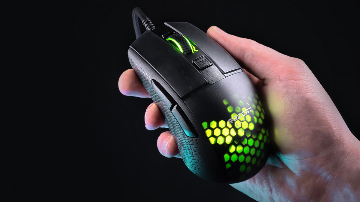 Roccat Burst Pro Gaming egér - Fekete (ROC-11-745) PC