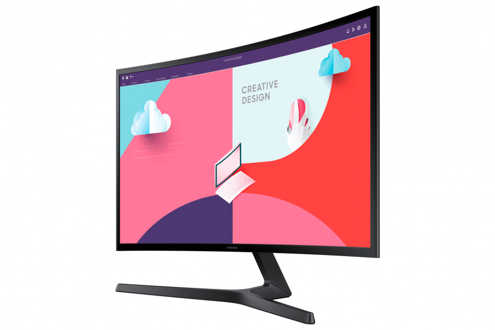 SAMSUNG 24" FHD VA 16:9 4ms ívelt monitor (LS24C366EAUXEN) PC