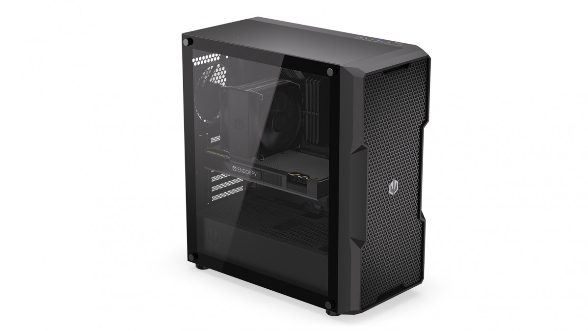 Endorfy Regnum Számítógép ház - Fekete (EY2A008) PC
