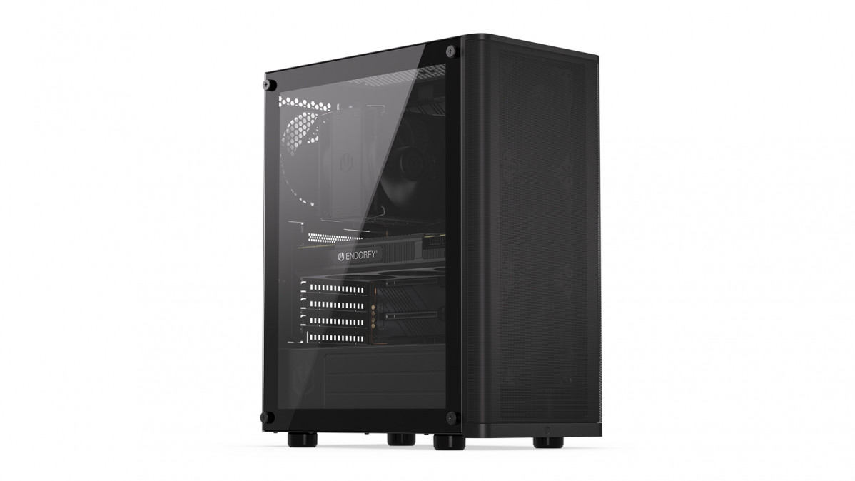 Endorfy Ventum 200 Air Számítógép ház - Fekete (EY2A002) PC