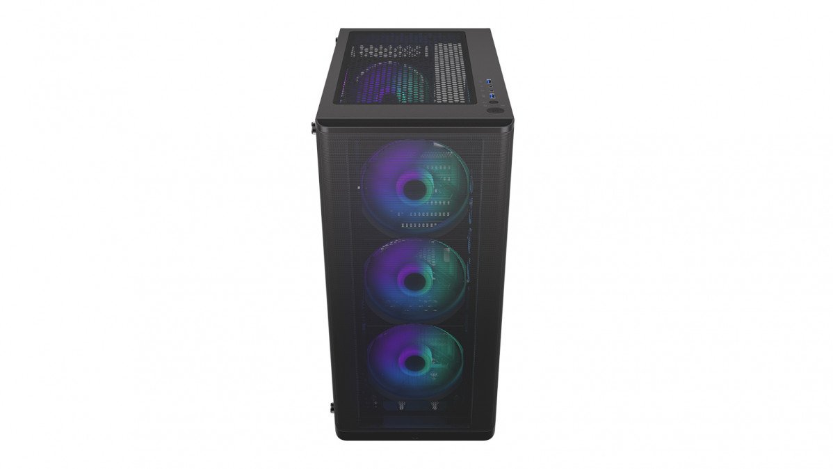 Endorfy Ventum 200 ARGB Számítógép ház - Fekete (EY2A014) PC