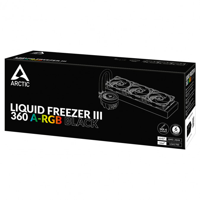 ARCTIC Liquid Freezer III 360 A-RGB - Fekete (ACFRE00144A) PC