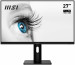 MSI Monitor Business PRO MP273AP 27" FHD 1920x1080, IPS 16:9 100Hz, 1ms, 1000:1, HDMI, DP, VGA, Pivot, Black thumbnail