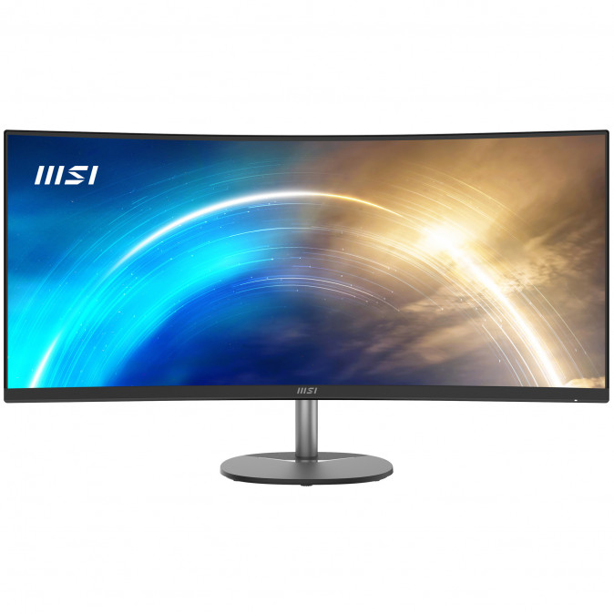 MSI Monitor Business PRO MP341CQ Ívelt 34" QHD, 3440x1440, 100Hz VA 21:9, 3000:1 CR, 300cd/m2, 4 ms, HDMI, DP, Black PC