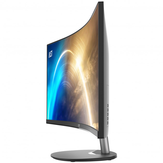 MSI Monitor Business PRO MP341CQ Ívelt 34" QHD, 3440x1440, 100Hz VA 21:9, 3000:1 CR, 300cd/m2, 4 ms, HDMI, DP, Black PC