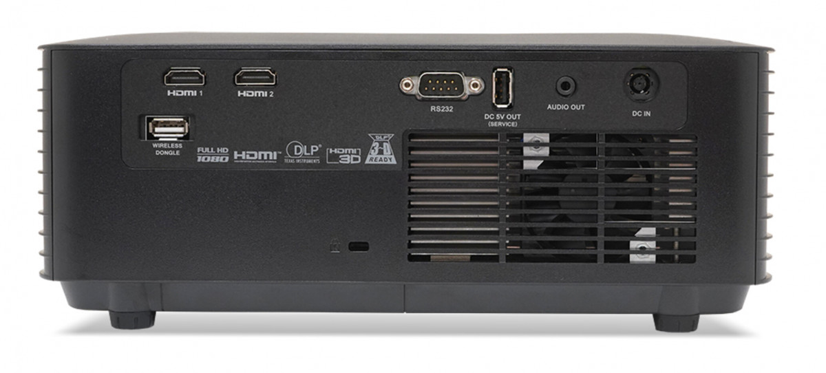 ACER DLP Projektor PL2520i 1080p (1920x1080), 16:9, 4000Lm, 2000000/1, HDMI, Wifi, fekete PC