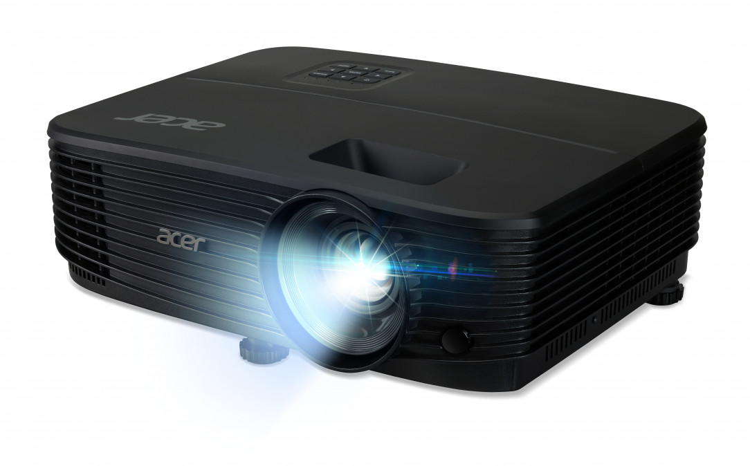 ACER DLP Projektor X1329, WXGA (1280x800), 16:10, 4800Lm, 20000/1, VGA, RCA, 2x HDMI, fekete PC