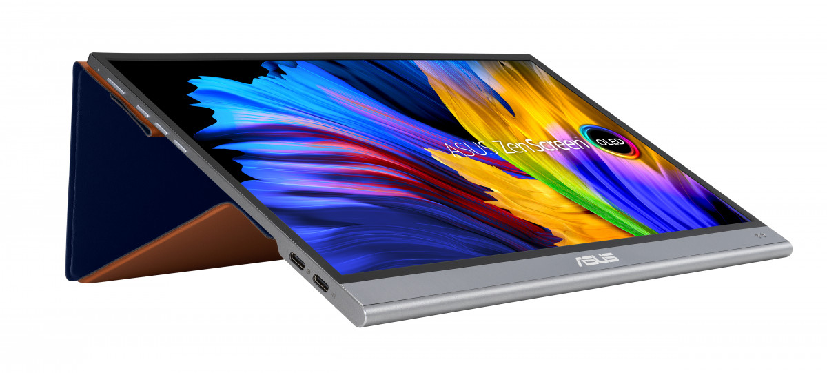 ASUS MQ13AH ZenScreen OLED hordozható monitor 13.3" IPS 1920x1080, USB Type-C, Mini HDMI PC