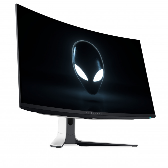 DELL Alienware Ívelt Monitor 31,6"  AW3225QF, QD OLED 3840x2160, 16:9, 1m:1, 1000cd, 0,03ms, DP, HDMI, szürke PC