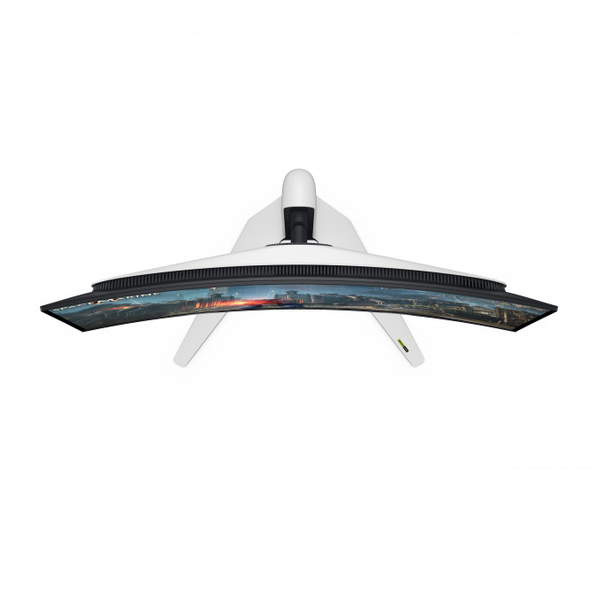 DELL Alienware Ívelt Monitor 31,6"  AW3225QF, QD OLED 3840x2160, 16:9, 1m:1, 1000cd, 0,03ms, DP, HDMI, szürke PC