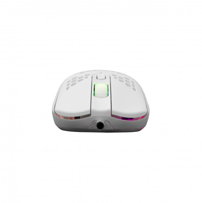 WHITE SHARK GM-5007W GALAHAD gamer egér, fehér, 6400 dpi PC