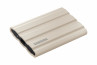 SAMSUNG Hordozható SSD T7 Shield, USB 3.2 Gen.2 (10Gbps), 2TB, Bézs thumbnail