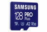 SAMSUNG Memóriakártya, PRO Plus + Reader microSDXC 128GB, CLASS 10, UHS-I, U3, V30, A2, R180/W130 thumbnail