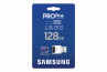 SAMSUNG Memóriakártya, PRO Plus + Reader microSDXC 128GB, CLASS 10, UHS-I, U3, V30, A2, R180/W130 thumbnail