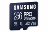 SAMSUNG Memóriakártya, PRO Ultimate microSD 256GB, Class 10, V30, A2, Grade 3 (U3), R200/W130 thumbnail