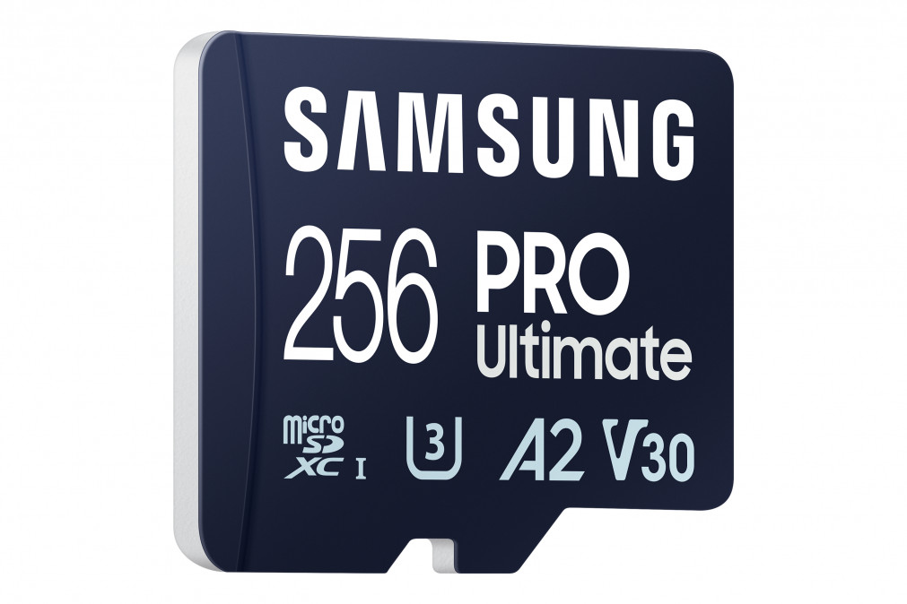 SAMSUNG Memóriakártya, PRO Ultimate microSD 256GB, Class 10, V30, A2, Grade 3 (U3), R200/W130 PC