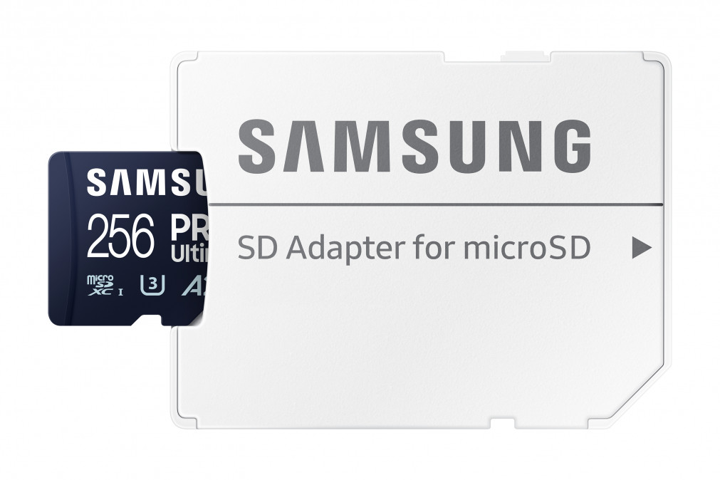 SAMSUNG Memóriakártya, PRO Ultimate microSD 256GB, Class 10, V30, A2, Grade 3 (U3), R200/W130 PC
