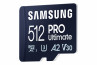 SAMSUNG Memóriakártya, PRO Ultimate microSD 512GB, Class 10, V30, A2, Grade 3 (U3), R200/W130 thumbnail
