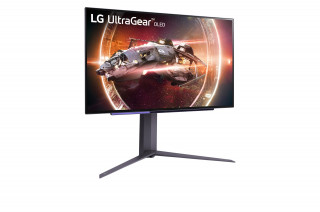 LG Gaming 240Hz OLED monitor 26.5" 27GS95QE, 2560x1440, 16:9, 275cd/m2, 0.03ms, 2xHDMI/DisplayPort/3xUSB, áll. mag,Pivot PC