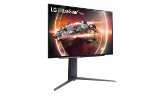 LG Gaming 240Hz OLED monitor 26.5" 27GS95QE, 2560x1440, 16:9, 275cd/m2, 0.03ms, 2xHDMI/DisplayPort/3xUSB, áll. mag,Pivot PC