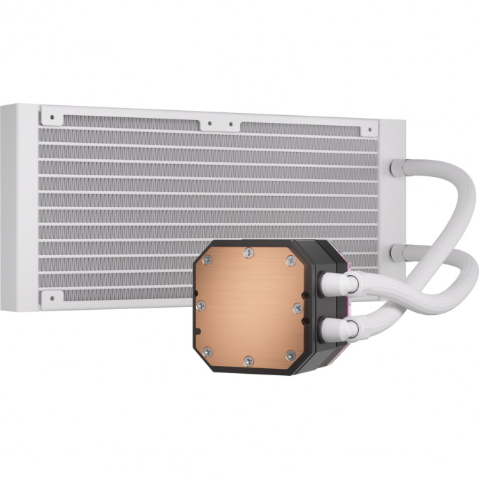 CORSAIR CPU hűtő iCUE H100i ELITE CAPELLIX XT (vízhűtés), 2 Ventilátoros, LGA1700 támogatással, fehér PC