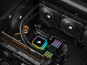 CORSAIR CPU hűtő iCUE H100i RGB ELITE (vízhűtés), 2 Ventilátoros, LGA1700 támogatással, fekete thumbnail
