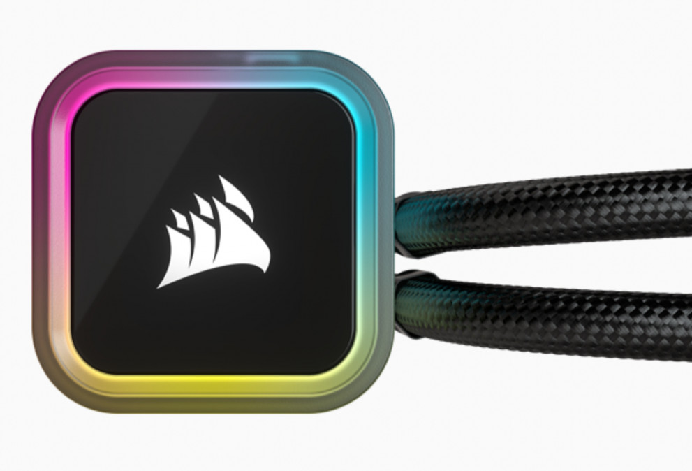 CORSAIR CPU hűtő iCUE H115i RGB ELITE (vízhűtés), 2 Ventilátoros, LGA1700 támogatással, fekete PC