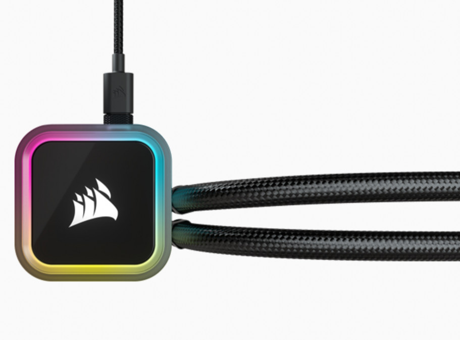 CORSAIR CPU hűtő iCUE H115i RGB ELITE (vízhűtés), 2 Ventilátoros, LGA1700 támogatással, fekete PC