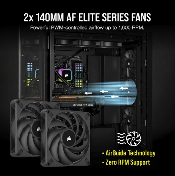 CORSAIR CPU hűtő iCUE H115i RGB ELITE (vízhűtés), 2 Ventilátoros, LGA1700 támogatással, fekete PC