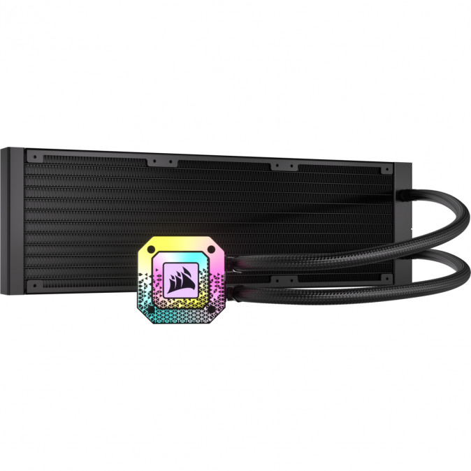 CORSAIR CPU hűtő iCUE H150i ELITE CAPELLIX XT (vízhűtés), 3 Ventilátoros, LGA1700 támogatással, fekete PC
