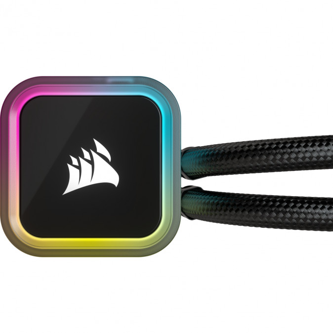 CORSAIR CPU hűtő iCUE H150i RGB ELITE (vízhűtés), 3 Ventilátoros, LGA1700 támogatással. fekete PC