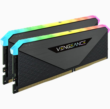 CORSAIR Memória VENGEANCE RGB DDR4 32GB 3600MHz C16 RT (Kit of 2), fekete PC