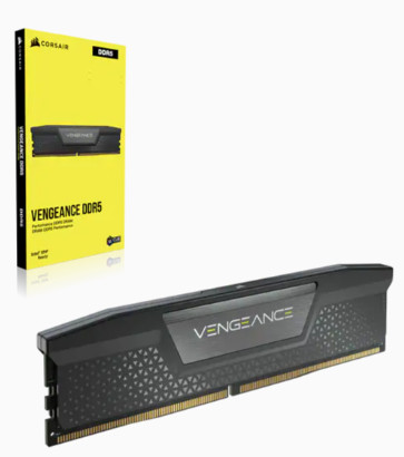 CORSAIR Memória VENGEANCE DDR5 16GB 5200MHz CL40, INTEL (Kit of 2), fekete PC