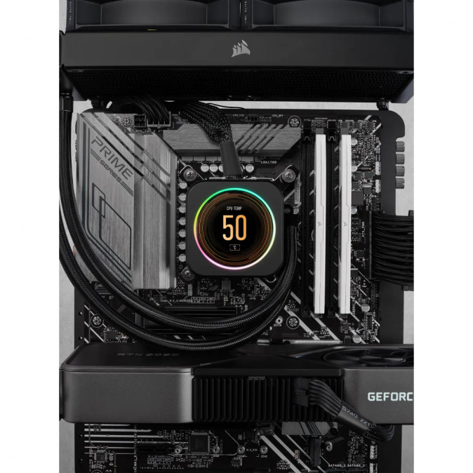 CORSAIR Memória VENGEANCE RGB DDR5 32GB 5600MHz C40 (Kit of 2), fehér PC