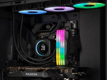CORSAIR Memória VENGEANCE RGB DDR5 32GB 5600MHz CL40 AMD EXPO (Kit of 2), szürke PC