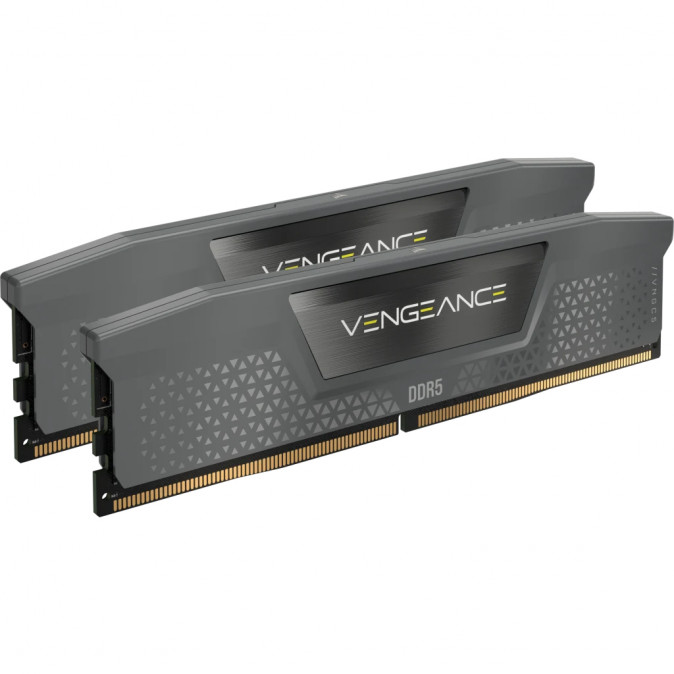 CORSAIR Memória VENGEANCE DDR5 32GB 5600MHz CL40 AMD EXPO (Kit of 2), szürke PC