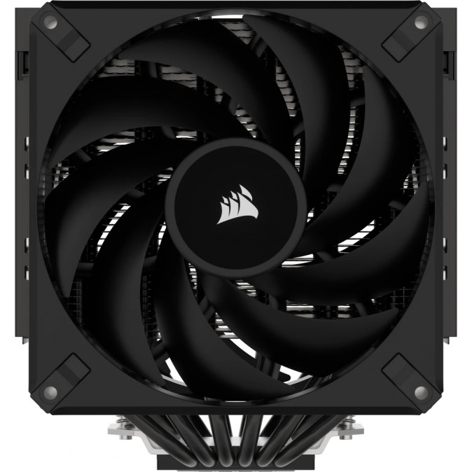 CORSAIR CPU hűtő, A115 Twin Tower, 2 Ventilátoros, LGA1700 támogatással, fekete PC