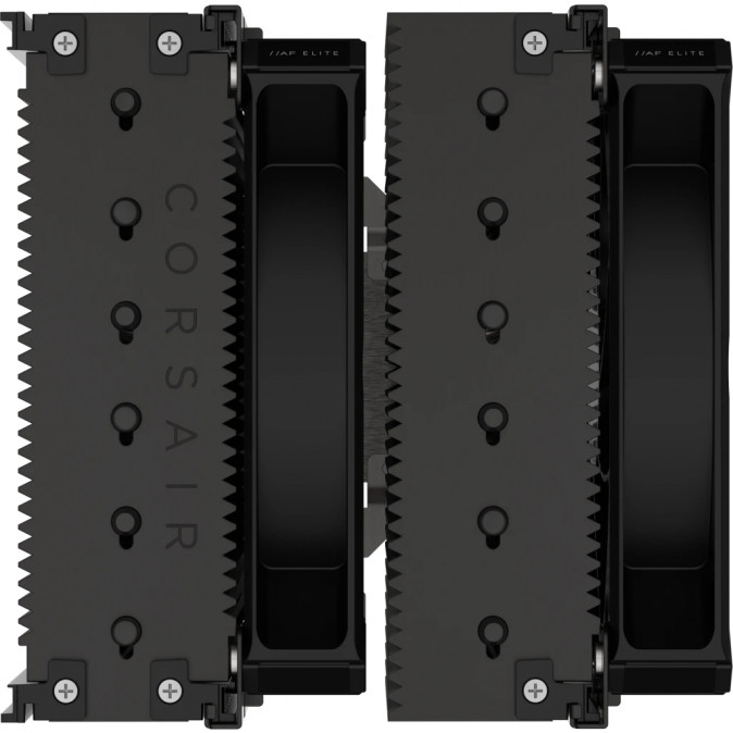 CORSAIR CPU hűtő, A115 Twin Tower, 2 Ventilátoros, LGA1700 támogatással, fekete PC